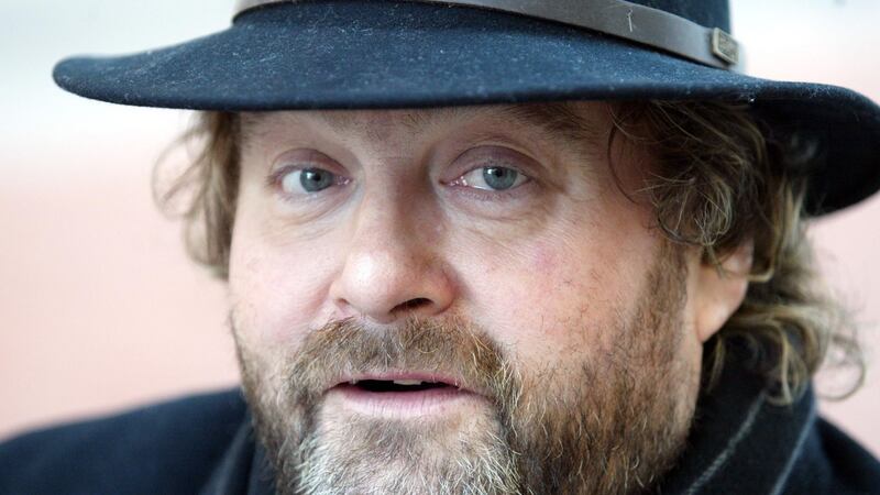 The funeral of comedian and singer  Brendan Grace took place in Dublin on Monday. Photograph: Collins