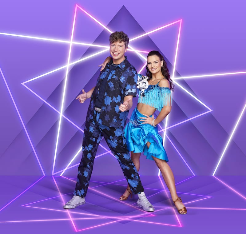 Michael Fry and Kylee Vincent on Dancing with the Stars 2026. Photograph: RTÉ