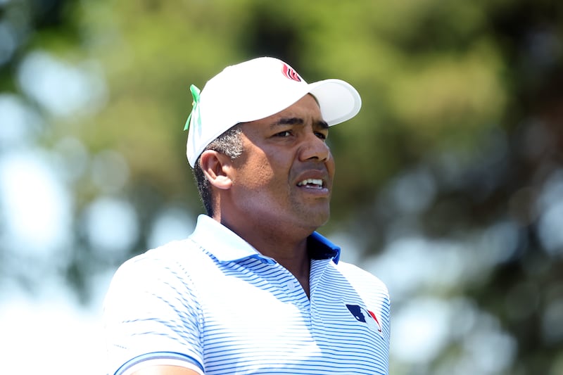 Jhonattan Vegas who leads at Quail Hollow. Photo: Stacy Revere/Getty Images