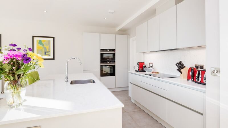 The kitchen is to the rear of the property.