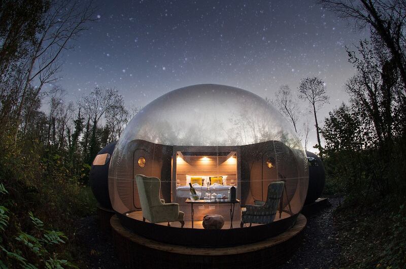 Finn Lough luxury hideaway. Photograph courtesy of Sarah Fyffe