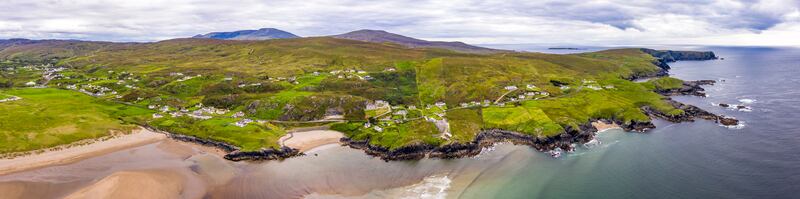 The coast by Glencolumbkille in Co Donegal.