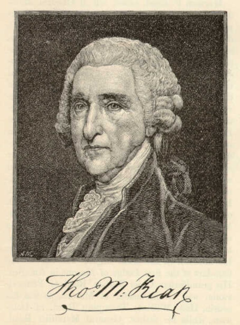Thomas McKean, reputedly the last of the 56 signatories of the US Declaration of Independence