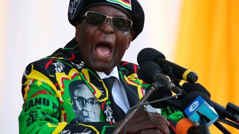 President Robert Mugabe: confined to his home after a night of unrest in Zimbabwe. File photograph: AFP/Getty Images
