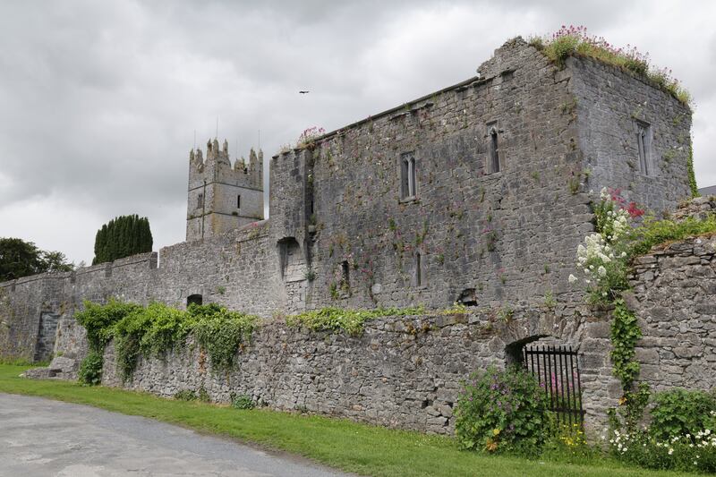 An area of wall close to Water Gate in Fethard, Co Tipperary. Photograph: Bryan O’Brien
