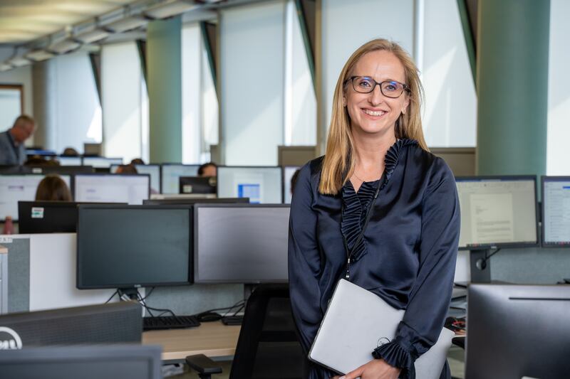 Quinlan at the company’s Elm Park head office in south county Dublin