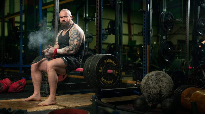 Paddy the Strongman: Pa O’Dwyer from Limerick, five times Ireland’s strongest man. Photograph: Ross O'Callaghan