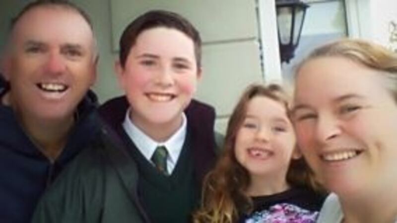 John, Tomás, Amelia and Geraldine Mullan