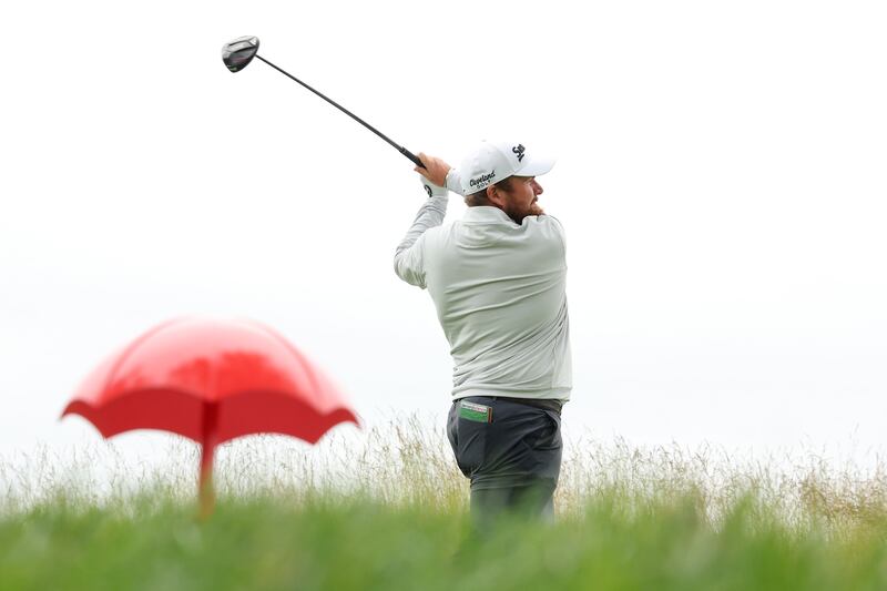 Shane Lowry in action during the first round of the Travelers Championship at TPC River Highlands. Photograph: Patrick Smith/Getty Images