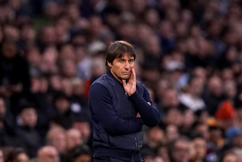Spurs' top-four hopes are dwindling, and Antonio Conte's time in charge may be running out. Photograph: John Walton /PA