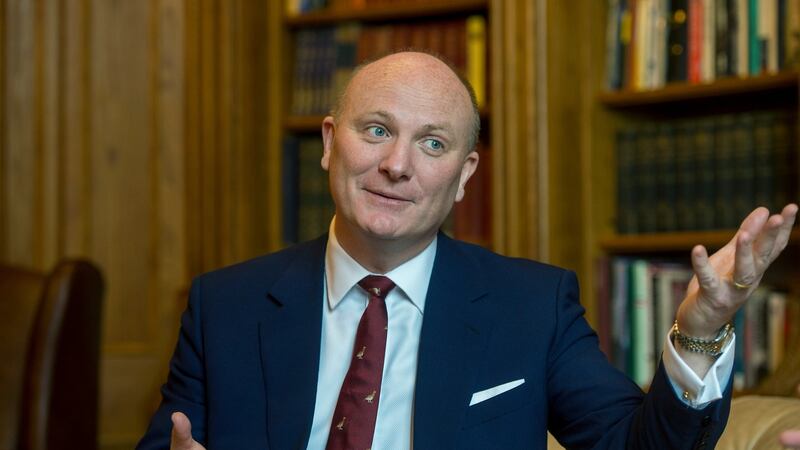 Declan Ganley: seems to revel in his mystery-man notoriety. Photograph: Brenda Fitzsimons Declan Ganley: seems to revel in his mystery-man notoriety. Photograph: Brenda Fitzsimons