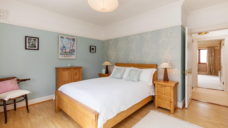 The master bedroom is one of five in total
