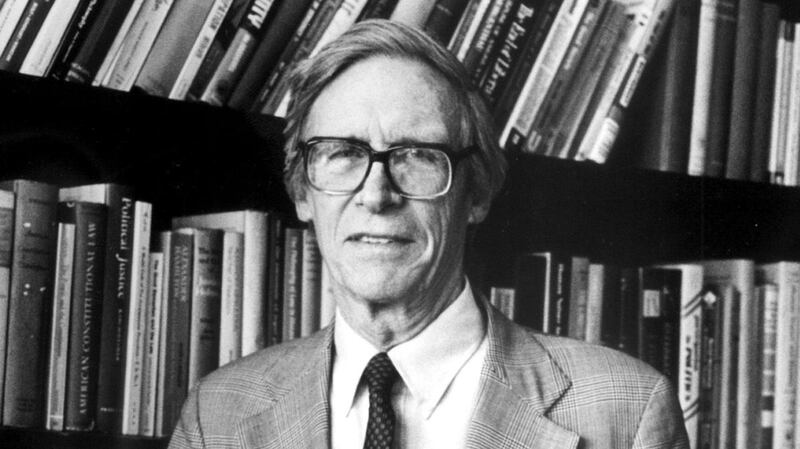 John Rawls: The role of chance was a central theme of his work. Photograph: Reuters/Jane Reed/Harvard University News Office