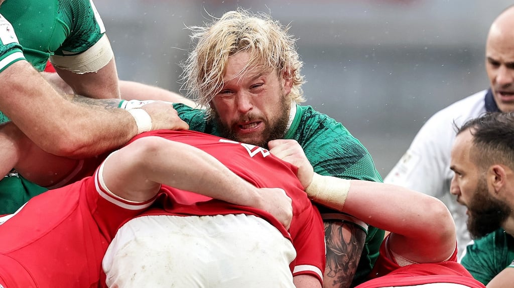Andrew Porter delivered another fine performance as Ireland dispatched Wales. Photograph: Laszlo Geczo/Inpho