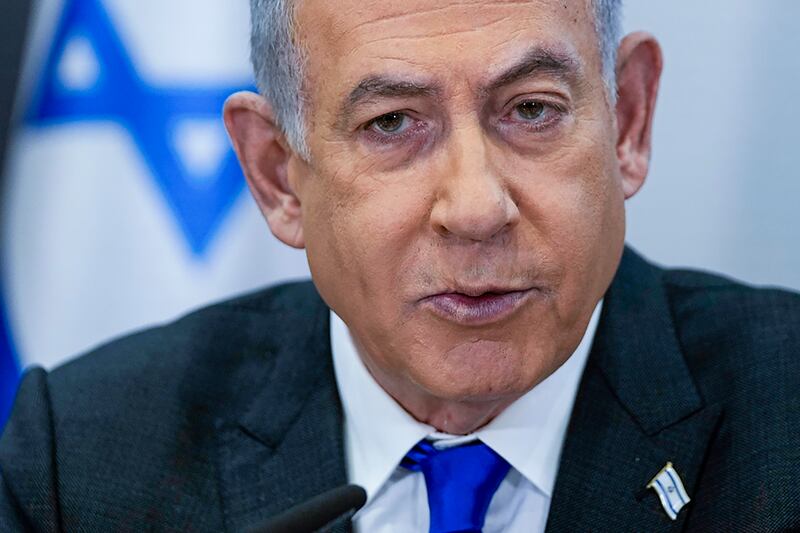 Binyamin Netanyahu has said he has no intention of backing down. Photograph: Ohad Zwigenberg/Pool/AP