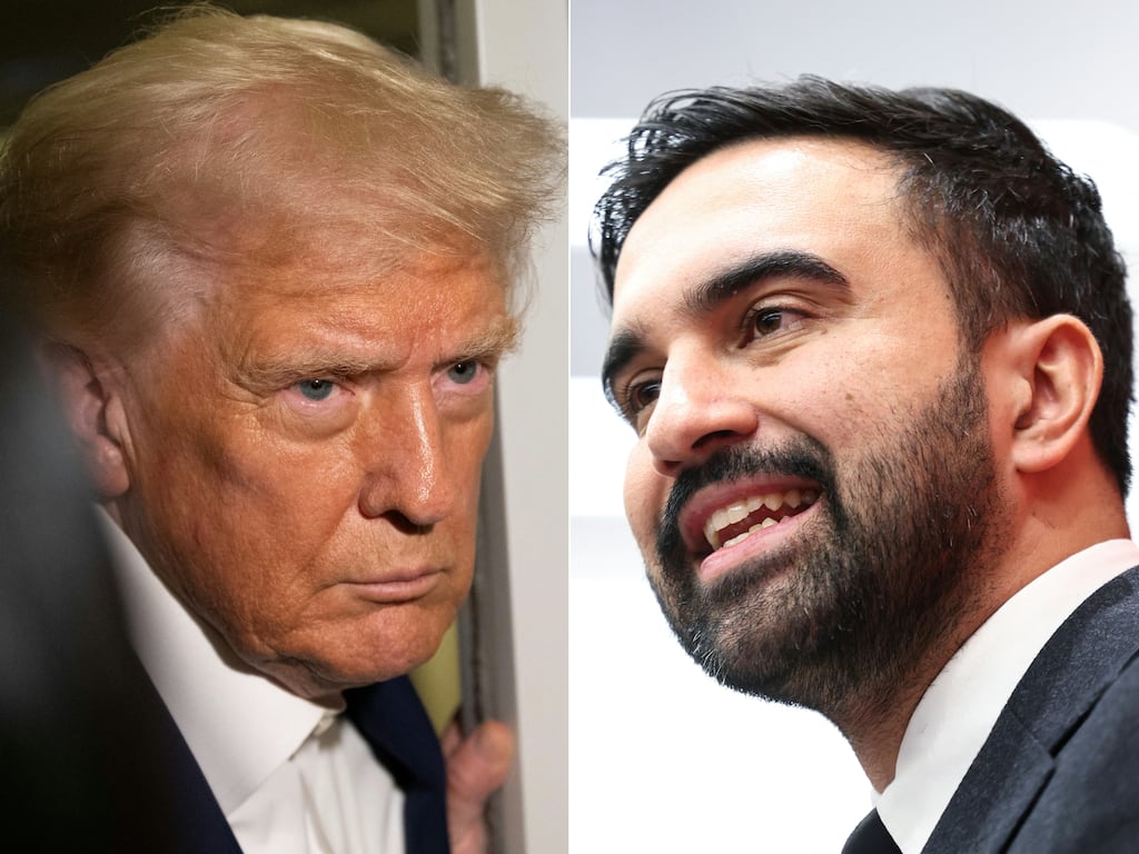 Donald Trump and Zohran Mamdani to have first meeting in White House. Photograph: Andrew Caballero Reynolds/ Charly Triballeau/AFP/Getty Images