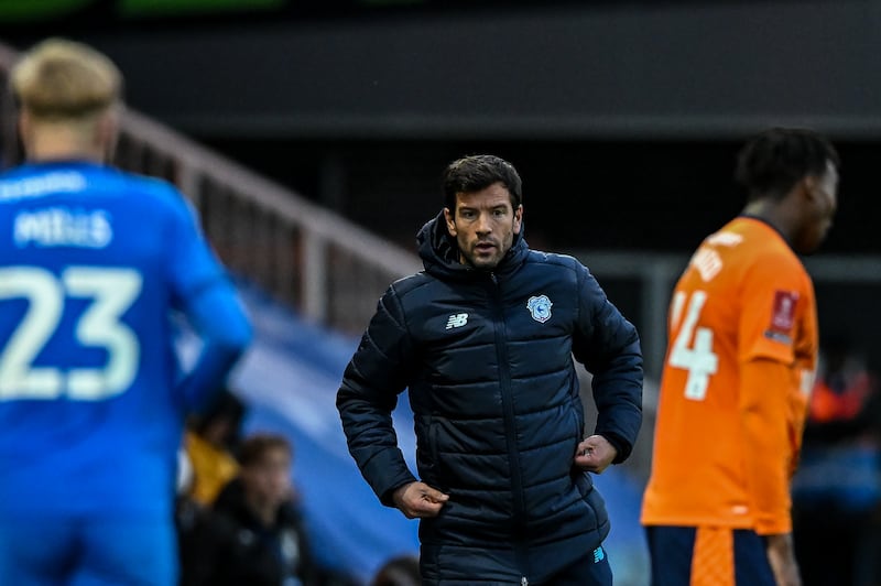 Brian Barry-Murphy looks on during the FA Cup first round match between Peterborough and Cardiff City in November. Photograph: Kevin Hodgson/Getty
