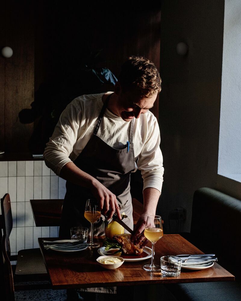 Chef Essa Fakhry of Note, 'Dublin’s hippest wine bar'. Photograph: Al Higgins