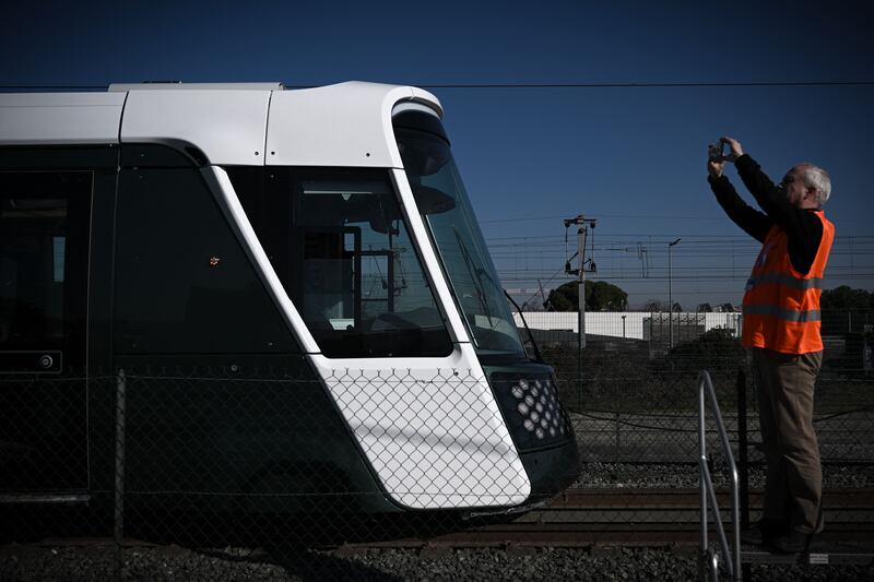 Alstom’s €1.1 billion contract with Irish Rail will provide 750 electric or battery-powered train carriages over the next decade. Photograph: Philippe Lopez/AFP via Getty Images