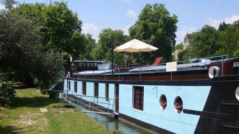 This houseboat in Costa Brava  has four cabins that sleep eight persons