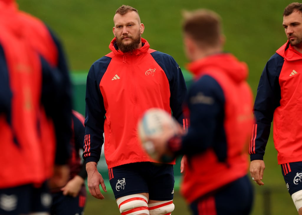 Munster's RG Snyman. Photograph: James Crombie/Inpho