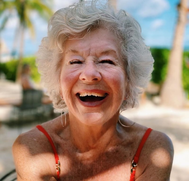 Macdonald celebrated her 75th birthday this year by zip lining. Photograph: TrainWithJoan/Instagram