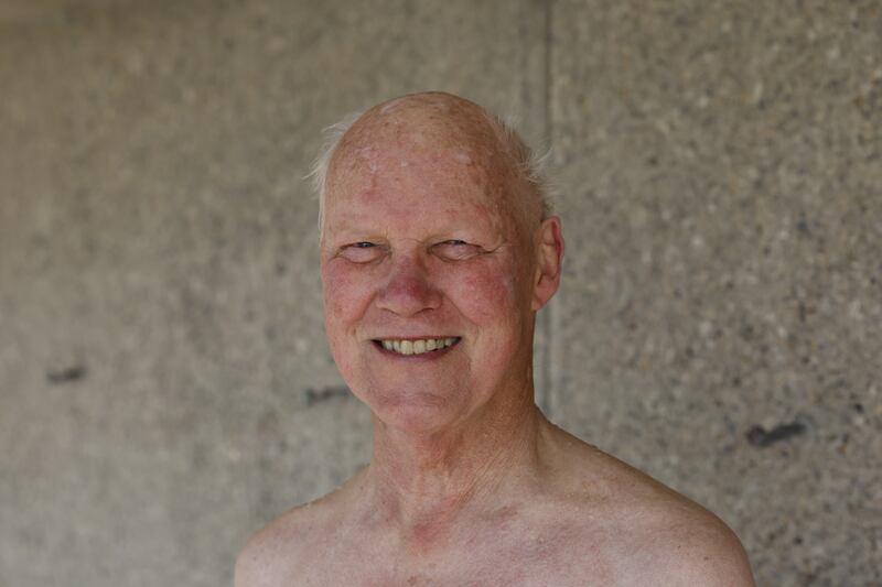 'I’m more concerned about what the waves are doing,' said Gary Hill when asked the EPA's 'poor' rating at Dún Laoghaire Baths. Photograph: Nick Bradshaw