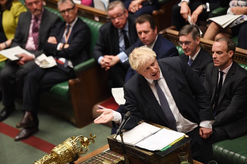 Boris Johnson: as soon as he was elected, he enlisted the services of Wrightbus of Ballymena. Photograph: Jessica Taylor