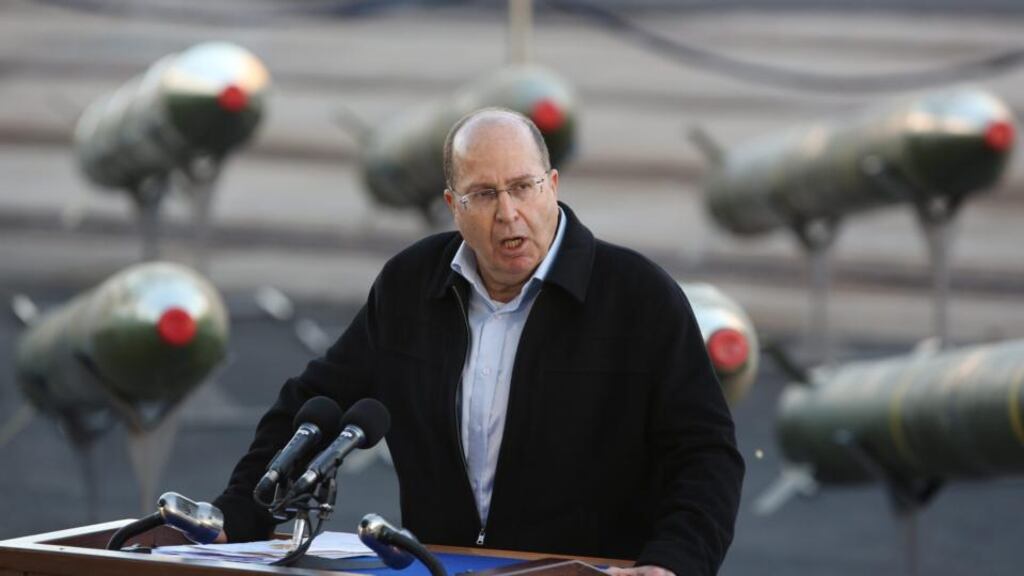 Israeli defence minister Moshe Ya’alon