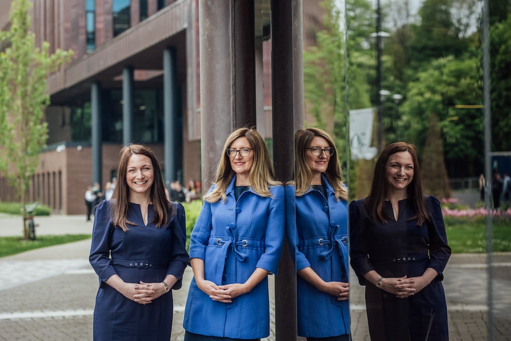 Left to right is Jools O’Connor, MicroCreds project lead at the Irish Universities Association (IUA) and Ger Carroll, professional education manager at University of Limerick and chair of MicroCreds steering committee