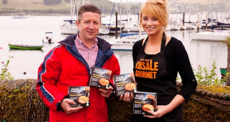 Owen O'Brien and Miriam Crowley, sales and marketing manager, of Kinsale Gourmet who specialise in sea vegetable based meals.
