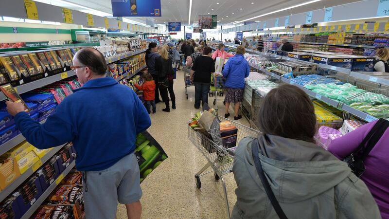 The decision to increase the so-called living wage will boost wages at companies such as Aldi, Lidl and Ikea, which have signed up to the living wage campaign. Photograph: Alan Betson