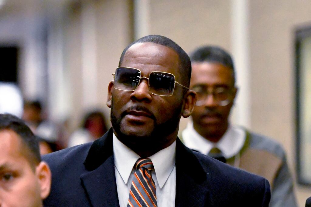 US district judge Harry Leinenweber also ordered that R Kelly serve one year in prison following his New York sentence. Photograph: AP/Matt Marton
