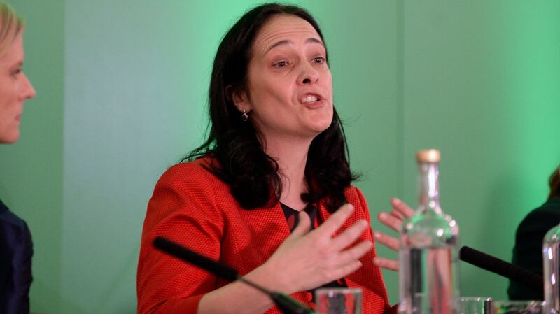 Green Party deputy leader Catherine Martin at  the publication of the party’s  manifesto. Photograph: PA