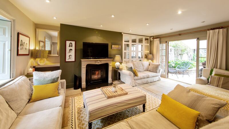 Garden-level family room