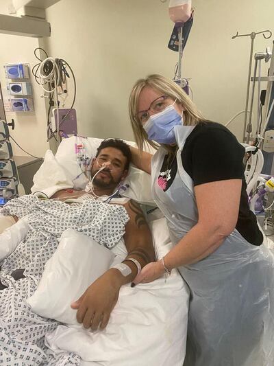 Mohammed Ladfil and his partner Niamhmarie.