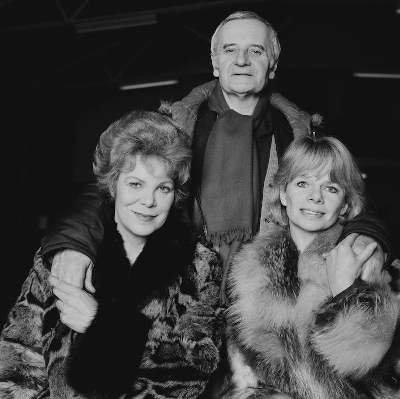 Lindsay Anderson with Rachel Roberts, left, and Jill Bennett in 1978. Photograph; Jones/Evening Standard/Hulton Archive/Getty Images