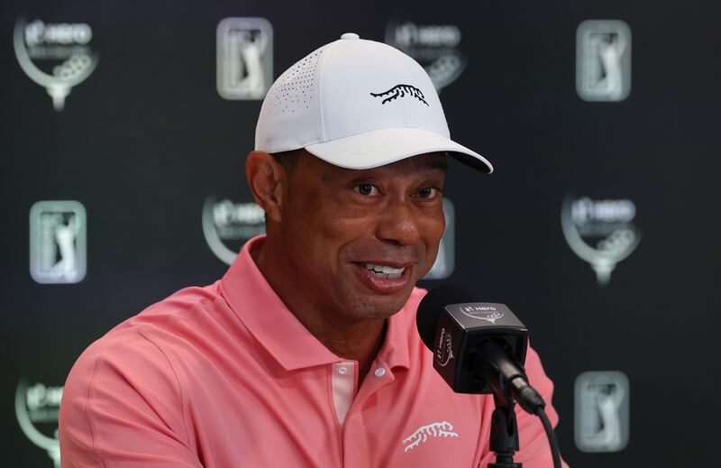 Former world number one Tiger Woods hasn’t played competitively since The Open last July. Photograph: Kevin C Cox/Getty Images