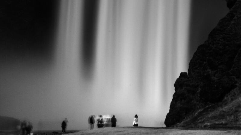 Waterfall at Skogafoss. Photograph: Sibéal Turraoin