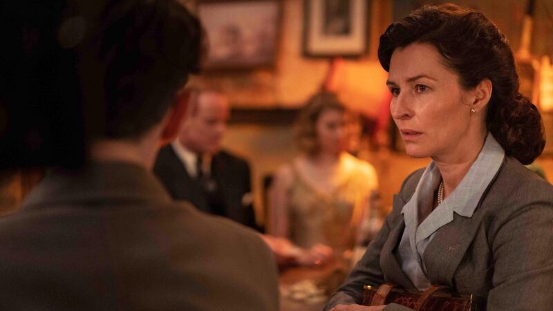 Helen Baxendale in Agatha and the Midnight Murders