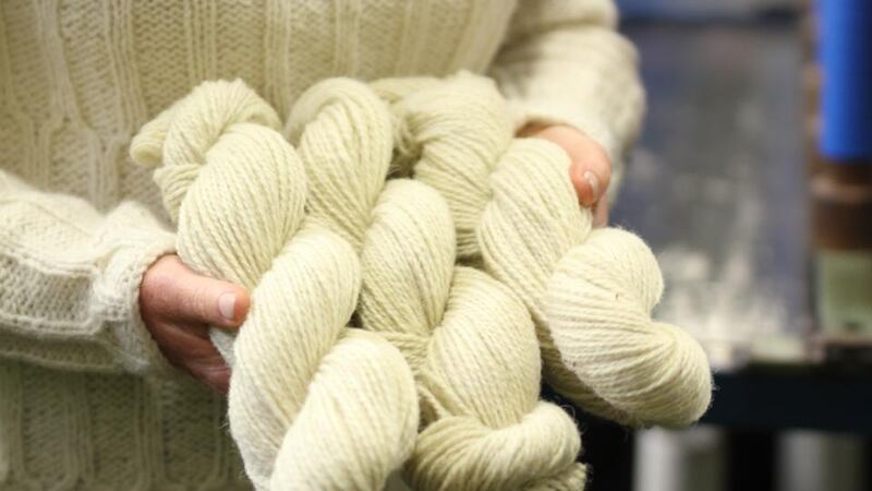The new 100 per cent organically grown Irish wool from farmer Fergal Byrne’s flock and spun by Donegal Yarns for Yarn Vibes. yarnvibes.com/#