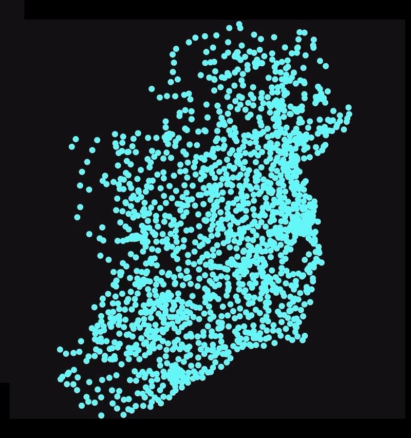 Ireland's GAA clubs, mapped by Niall Cunningham