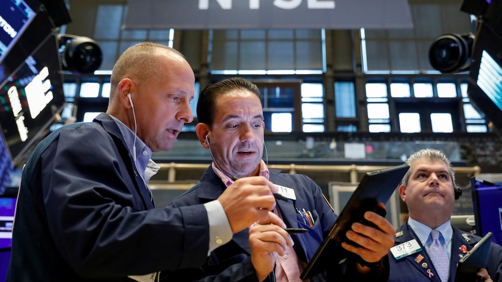 US stocks tumbled to a one-month low on Friday. Photograph: Reuters