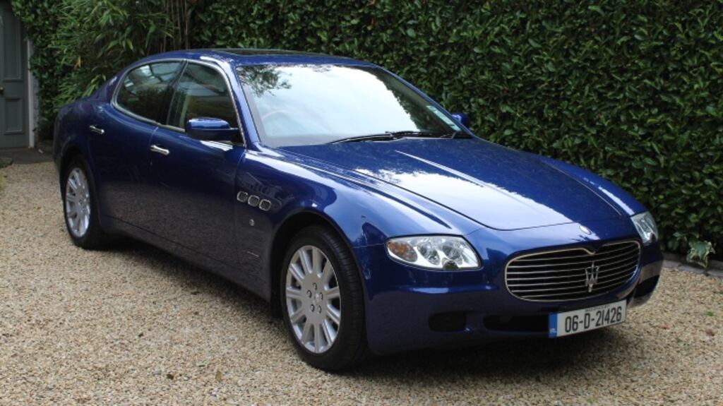A Maserati with 30,000 miles on the clock is guided at €15,000 - €20,000