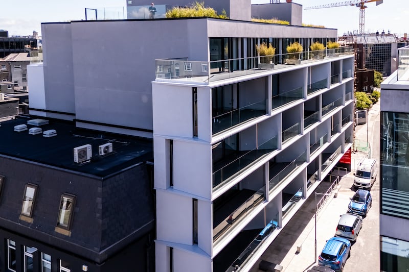 Exterior of 55 Lad Lane, Dublin 2. Photograph: Mark Harrison 