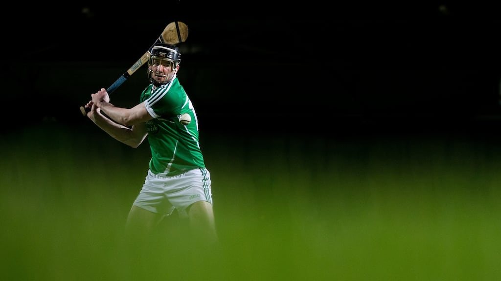 Limerick’s Declan Hannon scored a crucial first half goal in the win over Kerry. Photograph: Cathal Noonan/Inpho