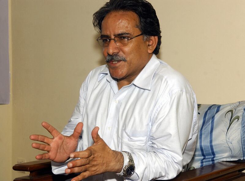 Nepal's Maoist leader Pushpa Kamal Dahal, popularly known as Prachanda, pictured in 2006. Photograph: Devendra Man Singh/AFP/Getty Images