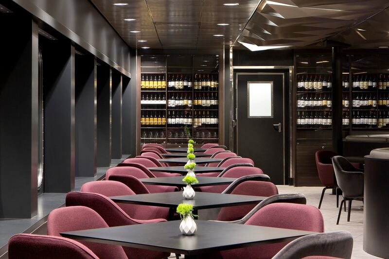 The Lady Gregory diningroom in the new WB Yeats ferry. Photograph: Barbara Corsico