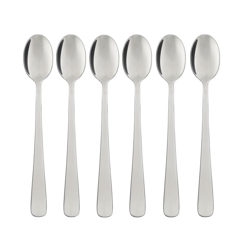 Fika time needs hot coffee served with  stylish Dragon stainless steel coffee spoons, €5 for a set of six, Ikea