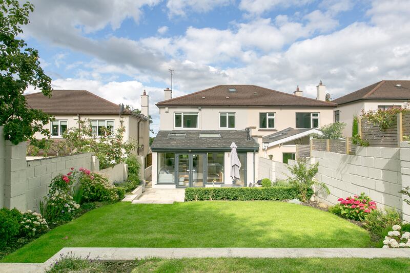 The current owners engaged Pinewood Landscapes to design the garden, who they say did a 'fantastic job'. Photograph: Brian Dempsey